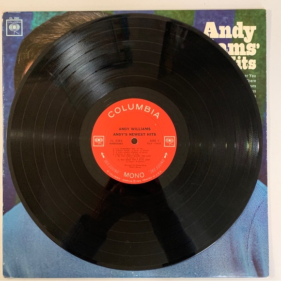 Andy Williams Record Album LP Newest Hits Columbia Vinyl - Picture 3 of 4
